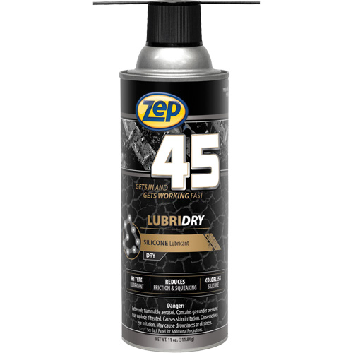 Lubrifiant sec &agrave; base de silicone 45 Lubridry, Canette a&eacute;rosol Helyx Safety & Industrial Supplies