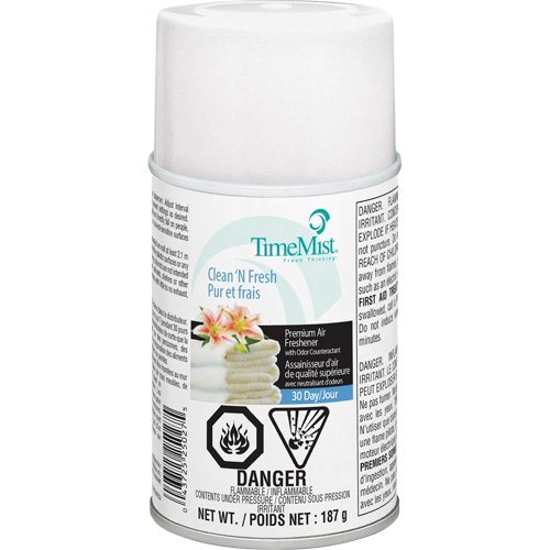 Purificateur dair industriel TimeMist, Propre & frais, Canette a&eacute;rosol/Cartouche Helyx Safety & Industrial Supplies