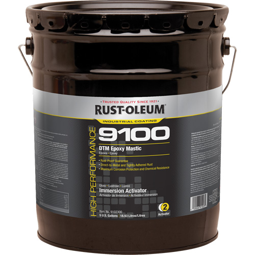 9100 System DTM Epoxy Mastic Immersion Activator, 5 gal., Pail Helyx Safety & Industrial Supplies