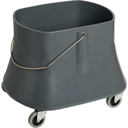 Seau pour vadrouille Champ, Capacit&eacute; de 10 gal. US (40 pintes), Gris Helyx Safety & Industrial Supplies
