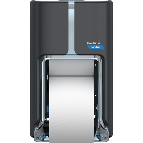 Pro Tandem Top-Bottom High Capacity Toilet Paper Dispenser, Multiple Roll Capacity Helyx Safety & Industrial Supplies