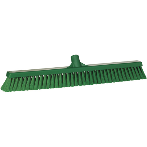 T&ecirc;te de balai-brosse pour petites particules, Crins Fin, 24", Polyester, Vert Helyx Safety & Industrial Supplies