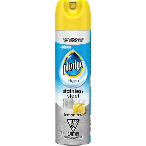 Pledge&reg; Stainless Steel Cleaner, 275 g, Aerosol Can Helyx Safety & Industrial Supplies