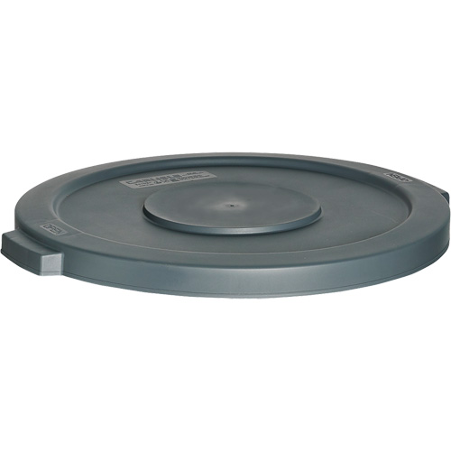 Waste Container Lid, Flat Lid, Plastic, Fits Container Size: 24" Dia. Helyx Safety & Industrial Supplies