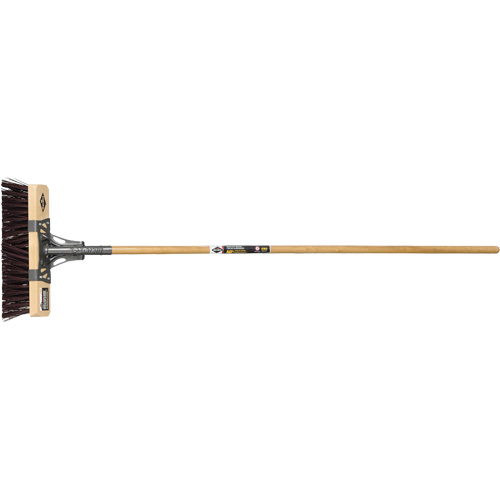 Street Broom, 18", X-Coarse, Synthetic Bristles Helyx Safety & Industrial Supplies