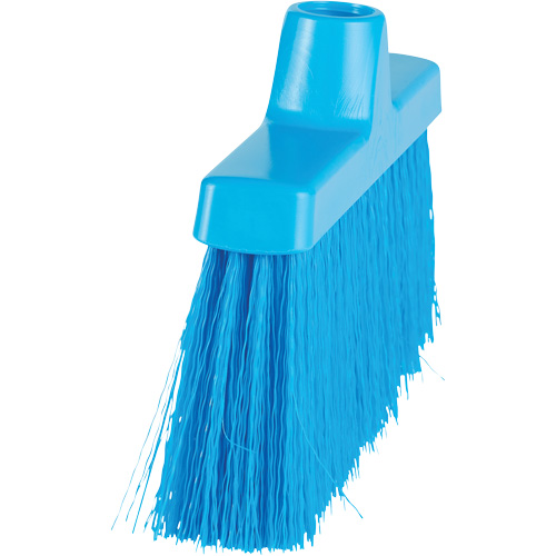ColorCore Angle Head Broom, Medium Bristles, 10", Polypropylene, Blue Helyx Safety & Industrial Supplies