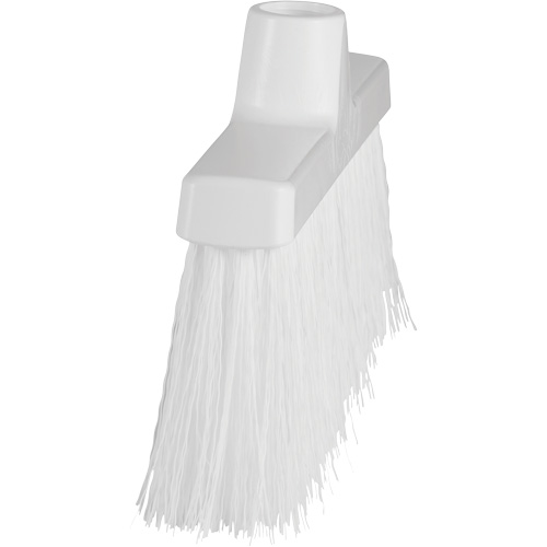 ColorCore Angle Head Broom, Medium Bristles, 10", Polypropylene, White Helyx Safety & Industrial Supplies