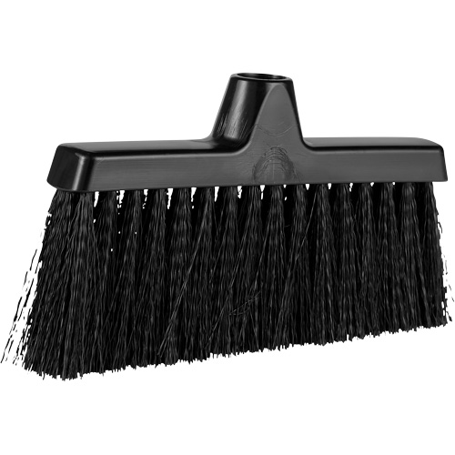 ColorCore Angle Head Broom, Medium Bristles, 10", Polypropylene, Black Helyx Safety & Industrial Supplies