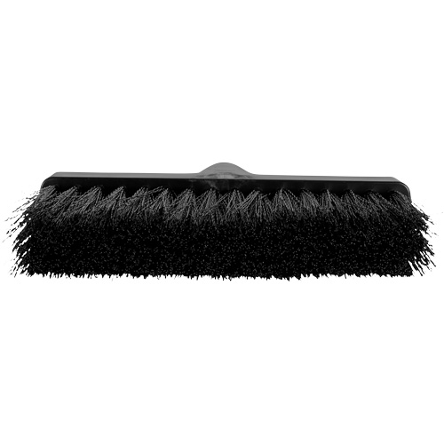 ColorCore Angle Head Broom, Medium Bristles, 10", Polypropylene, Black Helyx Safety & Industrial Supplies