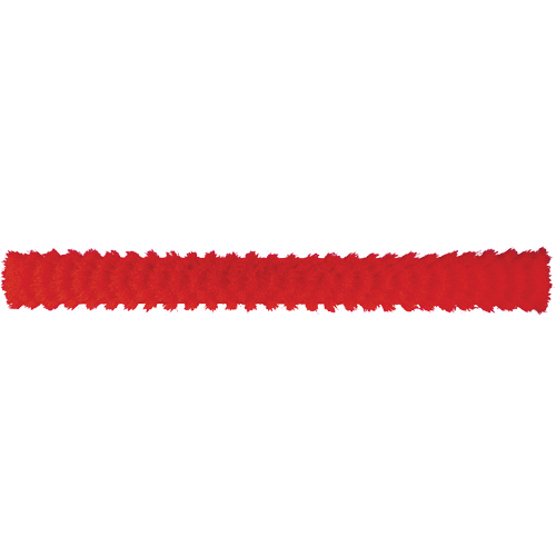 ColorCore Push Broom, Fine Bristles, 24", Polypropylene, Red Helyx Safety & Industrial Supplies