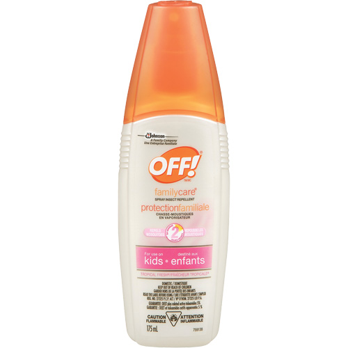 OFF! FamilyCare&reg; Tropical Fresh&reg; Insect Repellent, 5% DEET, Spray, 175 ml Helyx Safety & Industrial Supplies