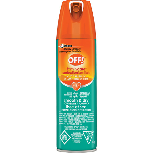 Insectifuge Off! Protection familiale lisse et sec, DEET &agrave; 15 %, A&eacute;rosol, 113 g Helyx Safety & Industrial Supplies