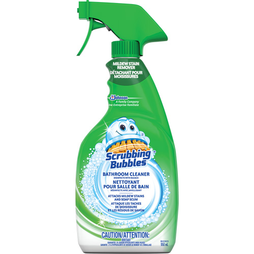 Scrubbing Bubbles&reg; Bathroom Cleaner & Mildew Stain Remover, 950 ml, Trigger Bottle Helyx Safety & Industrial Supplies