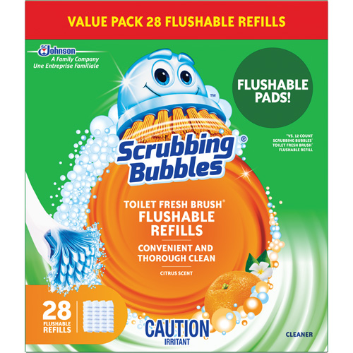 Recharge de tampons pour la brosse pour cuvettes Scrubbing Bubbles Fresh Brush, Recharge Helyx Safety & Industrial Supplies