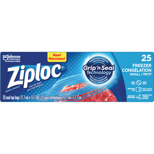 Sacs de cong&eacute;lation Ziploc Helyx Safety & Industrial Supplies