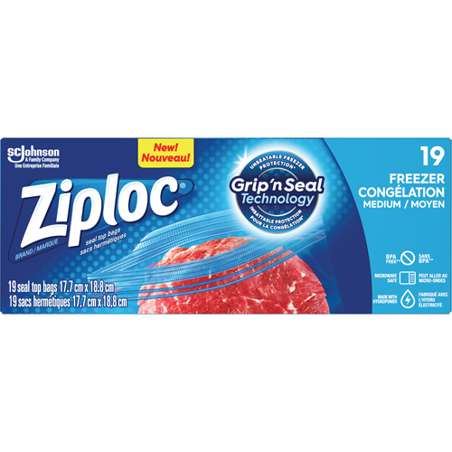 Sacs de cong&eacute;lation Ziploc Helyx Safety & Industrial Supplies