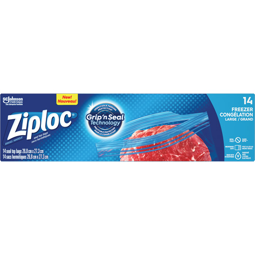 Sacs de cong&eacute;lation Ziploc Helyx Safety & Industrial Supplies