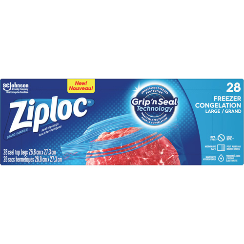 Sacs de cong&eacute;lation Ziploc Helyx Safety & Industrial Supplies