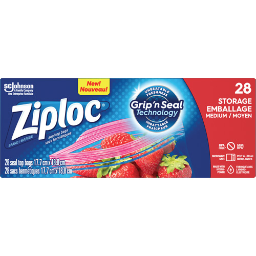 Ziploc&reg; Storage Bags Helyx Safety & Industrial Supplies