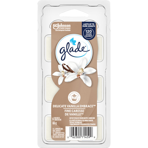 Glade&reg; Air Freshener Melts, Delicate Vanilla Embrace Helyx Safety & Industrial Supplies