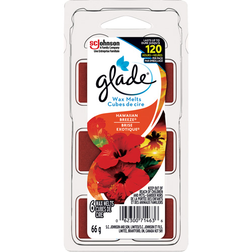 Cubes de cire parfum&eacute;e Glade, Brise exotique Helyx Safety & Industrial Supplies