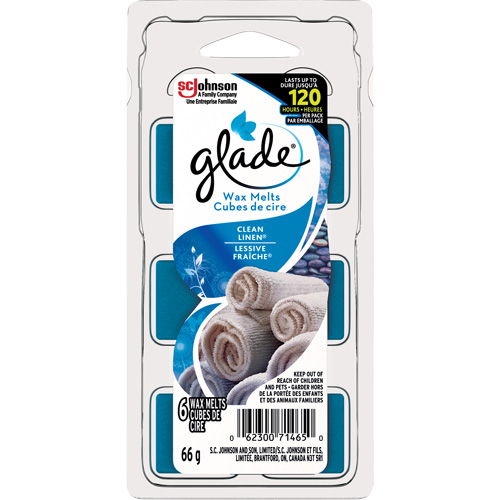 Cubes de cire parfum&eacute;e Glade, Lessive fraîche  Helyx Safety & Industrial Supplies
