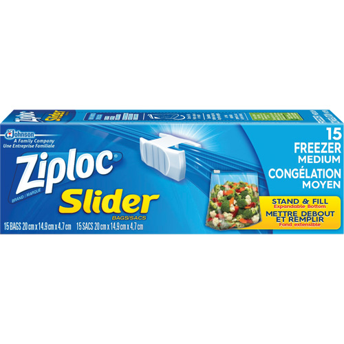 Sacs de cong&eacute;lation &agrave; glissi&egrave;re Ziploc Helyx Safety & Industrial Supplies
