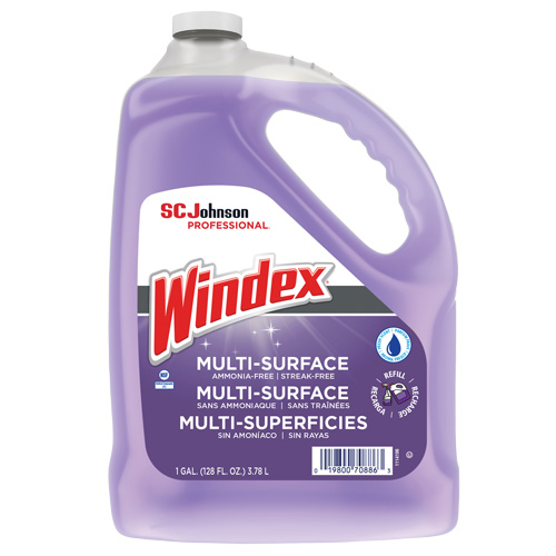 Windex&reg; Non-Ammoniated Multi-Surface Cleaner, 3.8 L, Jug Helyx Safety & Industrial Supplies