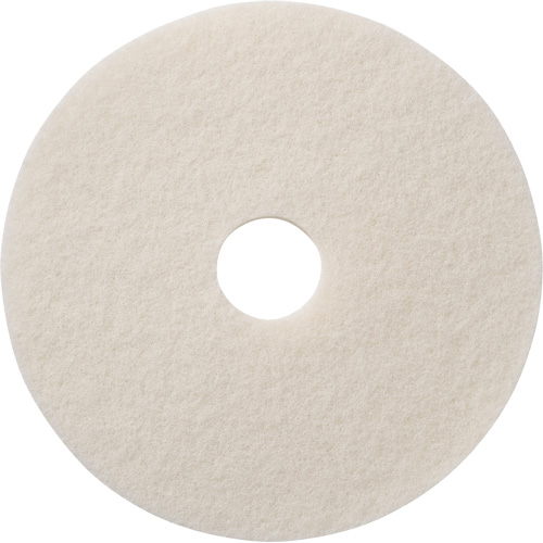 Tampons &agrave; polir pour planchers, 12", Polissage, Blanc Helyx Safety & Industrial Supplies