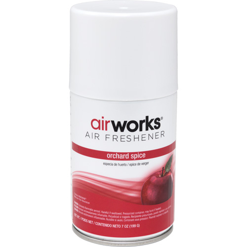 AirWorks&reg; Metered Air Fresheners, Orchard Spice, Aerosol Can Helyx Safety & Industrial Supplies