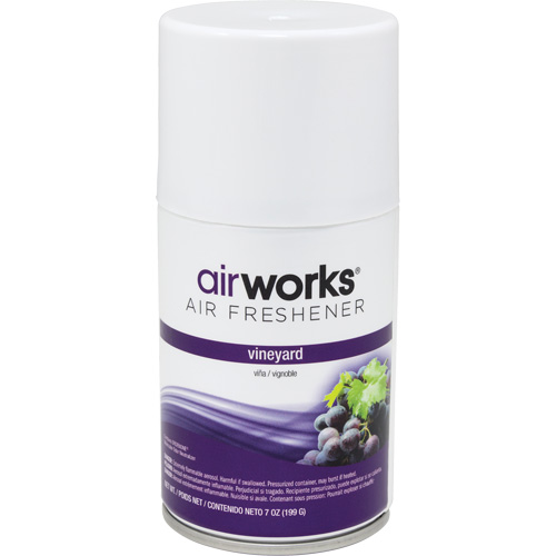 AirWorks&reg; Metered Air Fresheners, Vineyard, Aerosol Can Helyx Safety & Industrial Supplies