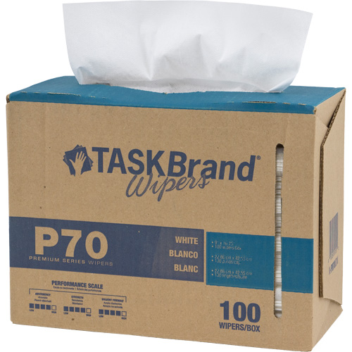 Chiffons de premi&egrave;re qualit&eacute; P70 TaskBrand, Robuste, 16-3/4" lo x 8-1/4" la Helyx Safety & Industrial Supplies