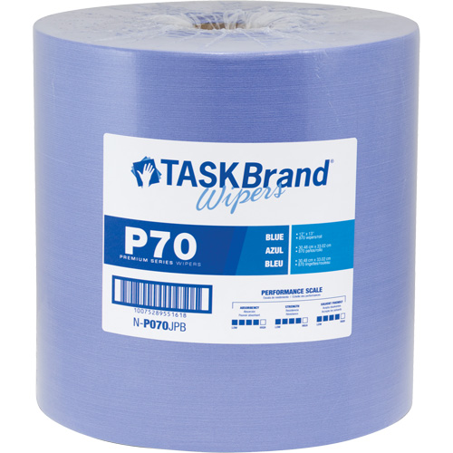 Chiffons de premi&egrave;re qualit&eacute; P70 TaskBrand, Robuste, 13" lo x 12" la Helyx Safety & Industrial Supplies