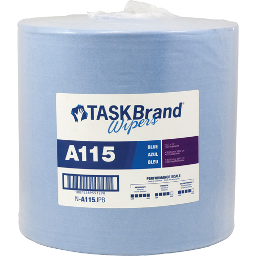 TaskBrand&reg; A115 Advanced Performance Wipers, Heavy-Duty, 13" L x 12" W Helyx Safety & Industrial Supplies
