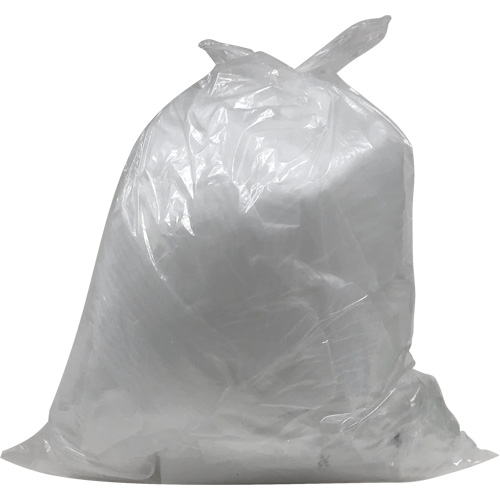Industrial Garbage Bags, X-Strong, 42" W x 48" L, 1.2 mils, Clear, 242 L (55 Gal.) Capacity Helyx Safety & Industrial Supplies