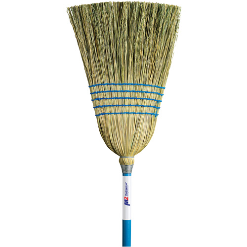 Light-Duty Indoor/Outdoor Corn Broom, 5-String, Wood Handle Helyx Safety & Industrial Supplies