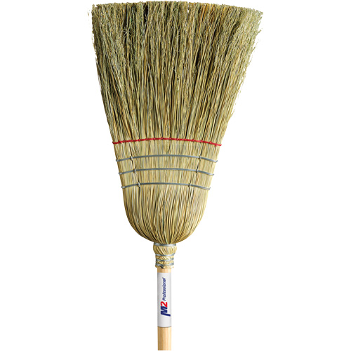 Balai de paille robuste, Une corde, Manche Bois Helyx Safety & Industrial Supplies
