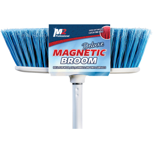 Balai magn&eacute;tique &agrave; t&ecirc;te plate avec manche, pour l'int&eacute;rieur, Longueuer de 48" Helyx Safety & Industrial Supplies