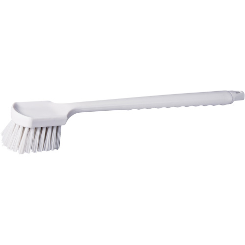 Long Handle Pot Brush, 20" L, Polypropylene Bristles, White Helyx Safety & Industrial Supplies