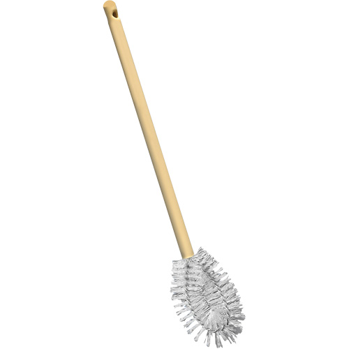 HD Toilet Brush with Wire Centre, 20" L, Polypropylene Bristles, Yellow Helyx Safety & Industrial Supplies