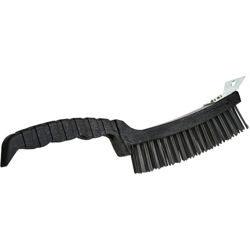 Brosse, Acier, 4 x 17 rangs de fils, Longueur 12" Helyx Safety & Industrial Supplies