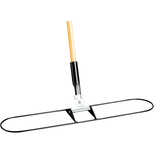 Support et manche pour vadrouille &agrave; &eacute;pousseter Clipper, 36", M&eacute;tal Helyx Safety & Industrial Supplies