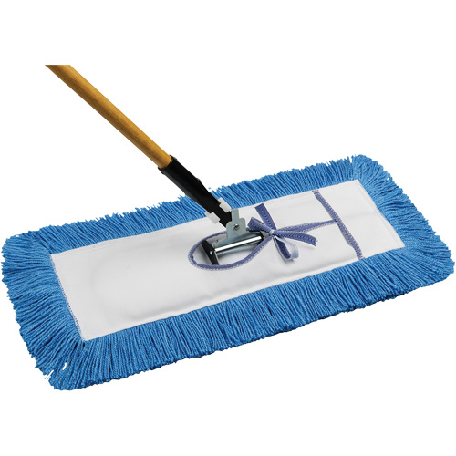 Static-H Dust Mop with Handle, Tie-On Style, Nylon, 24" L x 5" W Helyx Safety & Industrial Supplies