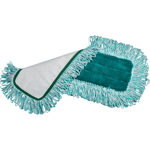 Tampon sec &agrave; frange, Style Boucles et crochets, Microfibre/Polyester, 18" lo x 5-3/4" la Helyx Safety & Industrial Supplies