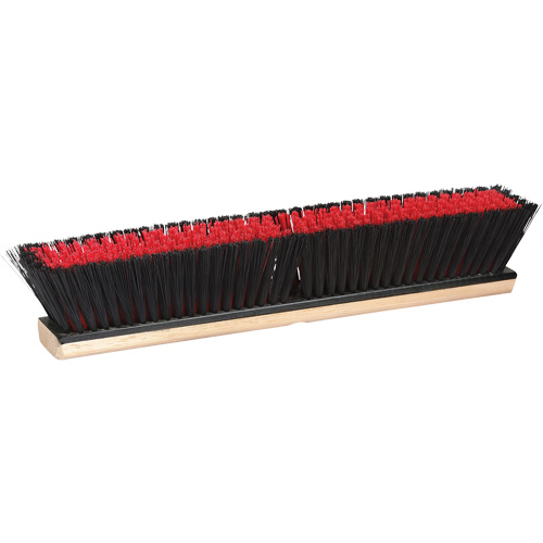 Balai-brosse polyvalent, 24", Cors&eacute;/Moyen, Soies PVC Helyx Safety & Industrial Supplies