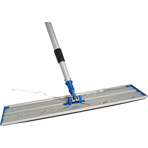 Support de vadrouille &agrave; &eacute;pousseter Static Attack avec manche t&eacute;lescopique, 24", Aluminium Helyx Safety & Industrial Supplies