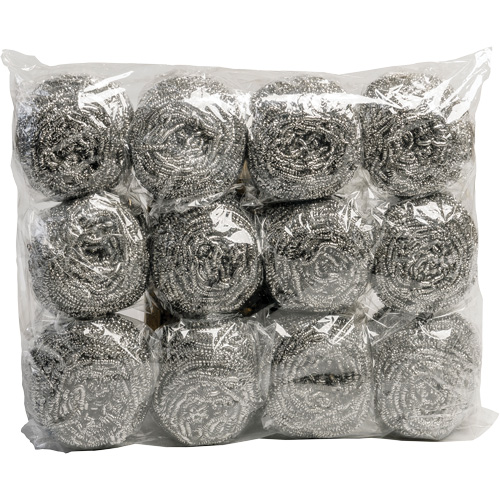 Stainless Steel Scouring Puff, 3" L x 3" W Helyx Safety & Industrial Supplies