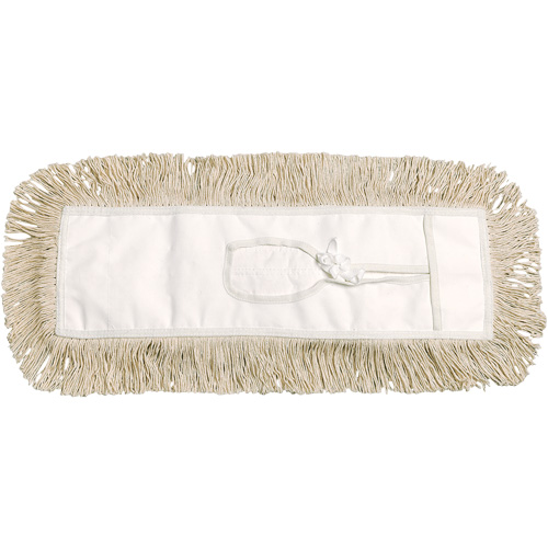 Dust Mop, Tie-On Style, Cotton, 36" L x 5" W Helyx Safety & Industrial Supplies