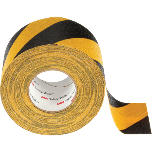 Ruban antid&eacute;rapant tout usage Safety-Walk, 4" x 60', Noir & jaune Helyx Safety & Industrial Supplies