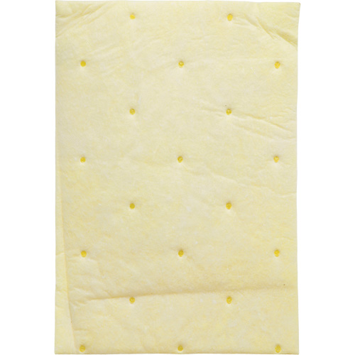 High Capacity Chemical Sorbent Pad, Hazmat, 14.5" x 9.25", 26.3 gal Absorbancy Helyx Safety & Industrial Supplies